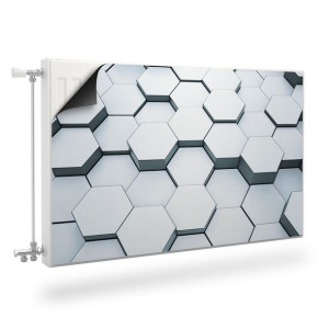 Osłona MAGNETYCZNA Kaloryfera Mozaika Heksagony Efekt 3D 100cm x 60cm