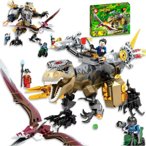Klocki Jurajski Park Zestaw Dinozaur Figurka 603el