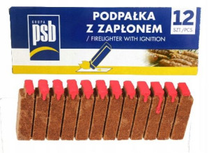 Podpałka Do Na Grilla Z Zapłonem 12 Sztuk Psb