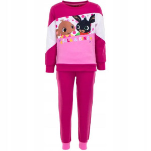 Dres KRÓLIK BING SULA 110 Bluza + Spodnie Róż 5+