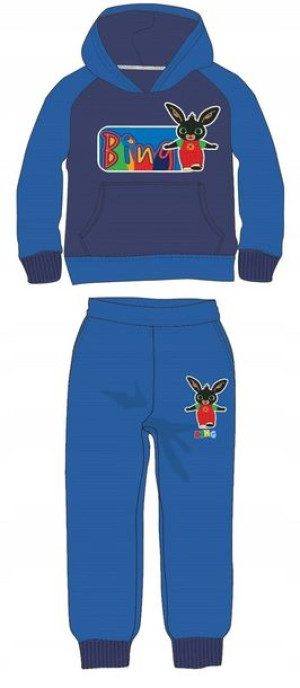 Dres KRÓLIK BING 128 Bluza + Spodnie Granatowy 8+