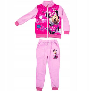 Dres MYSZKA MINNIE 98 Bluza + Spodnie Jasnoróż. 3+