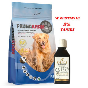 Faunakram Complete Super Premium Grain Free sucha karma dla psów z jagnięci