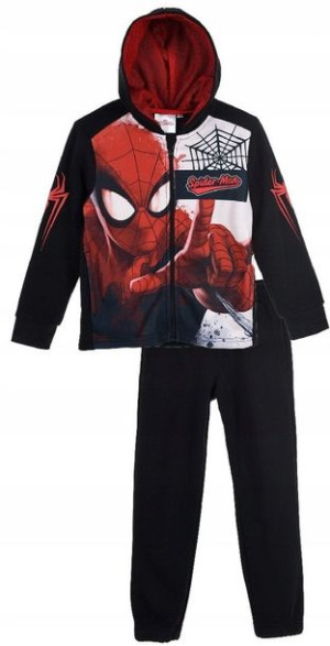 Dres Spiderman 104 cm rozpinana bluza+spodnie 4+