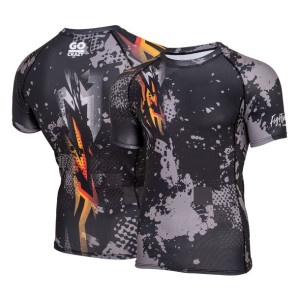 Rashguard Męski Termoaktywny Krótki Rękaw Roz.2XL