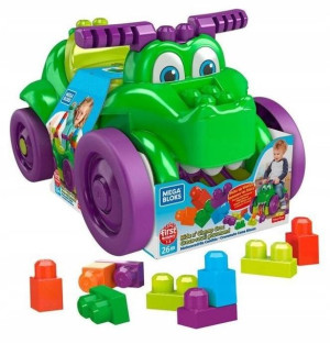 Jeździk Zjadacz Klocków KROKODYL GFG22 Mega Bloks