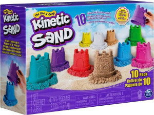 Kinetic Sand Piasek Kinetyczny Zestaw 10 Kolorów