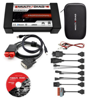 Tester Skaner Interfejs Diagnostyczny Multidiag Pro+ 8 Kabli