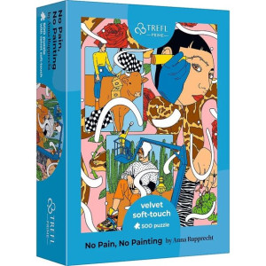 TREFL Puzzle VELVET No Pain No Paint 500el