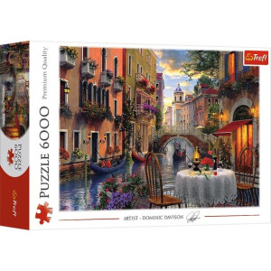 TREFL Puzzle Romantyczna kolacja 6000el
