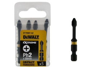 Grot, Bit, Końcówka Udarowa Ph2*50 Torsion 5szt