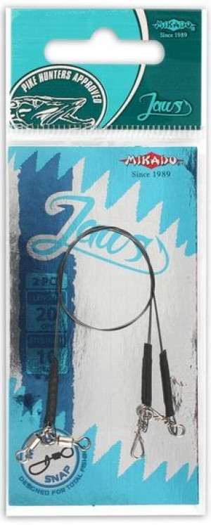 Przypon Tytanowy Jaws Mikado 23kg 35cm - 2szt