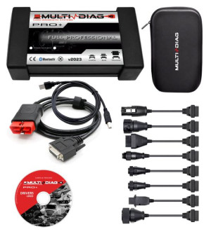 Tester Skaner Interfejs Diagnostyczny Multidiag Pro+ 8 Kabli Ciężarowe