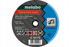 Tarcza 125x2,0x22,23 Stal Flexiamant Super Metabo