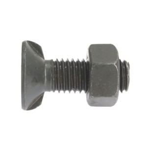 Śruba płużna M12*35 12.9 2 NOSKI szersza z nakrętką