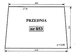 Szyba przednia Fend,Farmer