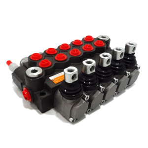 Rozdzielacz hydrauliczny pięciosekcyjny  ( 5-sekcyjny ) 40L/min