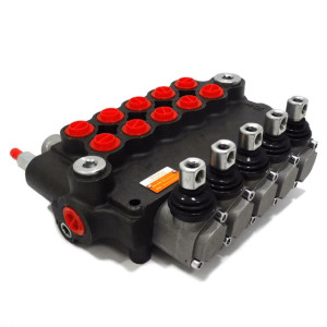Rozdzielacz hydrauliczny pięciosekcyjny ( 5-sekcyjny ) 80L/min