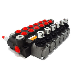 Rozdzielacz hydrauliczny sześciosekcyjny ( 6-sekcyjny ) 40L/min