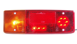 Lampa tylna zespolona  WE551DŻL lewa
