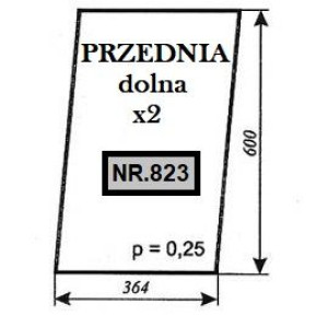 Szyba przednia dolna 1634/1934