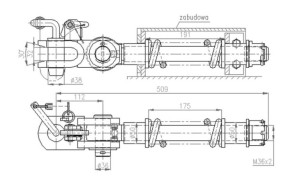 Zaczep Tylny Przyczepy D-47