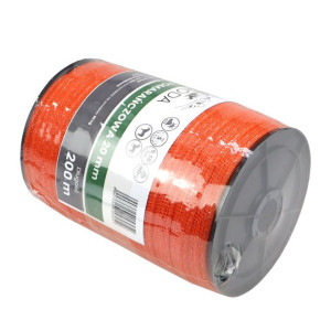 Taśma elektryzatora 20mm/200m             pomarańczowa ZAGRODA