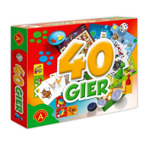 Gry rodzinne Zestaw 40 gier 2657 ALEXANDER