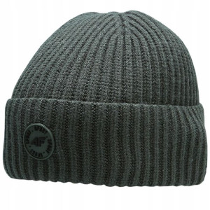 Czapka dla chłopca 4F khaki HJZ22 JCAM003 43S