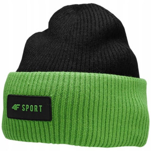 Czapka dla chłopca 4F zielona HJZ22 JCAM004 41S