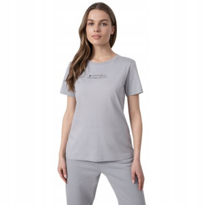 Koszulka damska 4F chłodny jasny szary 27S 2XL