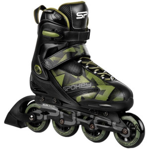 Łyżworolki Spokey Makan BK/GR czarno-zielone 92932