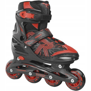 Łyżworolki Roces Jokey Boy czarno-czerwone 30-33