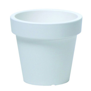 Doniczka okrągła Lofly DLOF200 Śr 19,5cm Biała