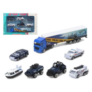 Ciężarówka Do przewozu Samochodów Action Team (28 x 13 cm)