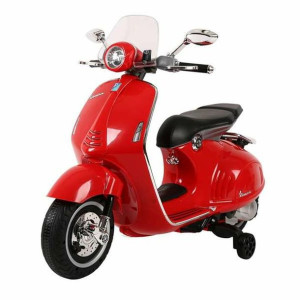 Motocykl Injusa Vespa Czerwony 12 V