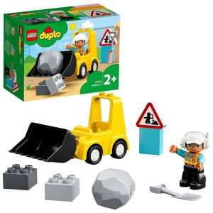 Pojazdy Budowlane Lego DUPLO 10930 Bulldozer Wielokolorowy