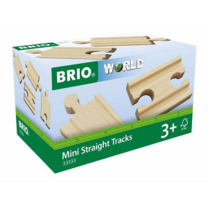 Tory kolejowe Brio Mini Rails Rights Drewno