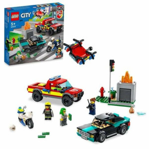 Zestaw Samochodów Lego 60319 Fire Rescue & Police Chase (295 pcs)
