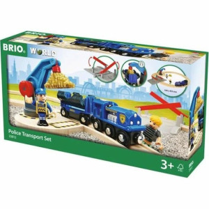 Tory kolejowe Brio Police Transport Set