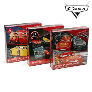 Puzzle and dominoes set Cars 11135 (3 uds)