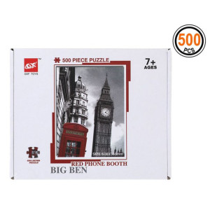 układanka puzzle Red Phone Booth Big Ben 500 pcs