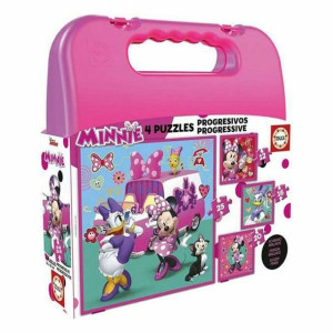 układanka puzzle Minnie Educa 17638 (12-16-20-25 pcs)