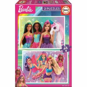 układanka puzzle Educa Barbie (2 x 48 pcs)
