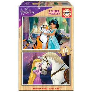 Zestaw 2 Puzzli Educa Disney Princess 16 Części