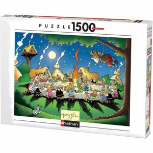 układanka puzzle Nathan Asterix - The Banquet  (1500 Części)