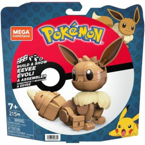 Przegubowa Figura Mega Construx  Eevee Medium + 7 lat 215 Części