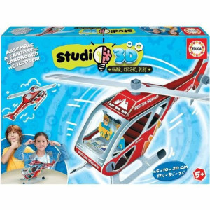 układanka puzzle Educa Helicopter 3D (14 Części) (18 Sztuk)