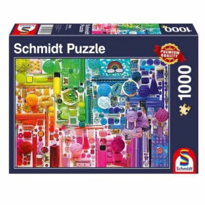 układanka puzzle Schmidt Spiele Colors of the rainbow (1000 Części)