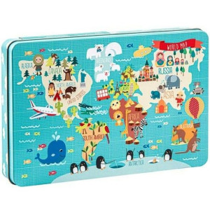 Puzzle dla dzieci Apli Mapamundi 24 Części (24 Części)